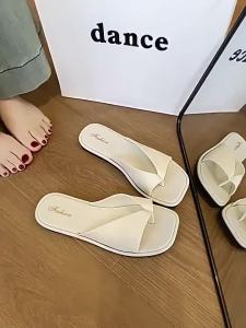 [Free Shipping] WomenS Summer Flip-Flops For Outdoor Wear Stylish Flat Non-Slip Slip-On Roman Beach Sandals For Women