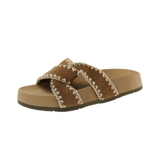 [Free Shipping] Bohemian Style Woven Cross-Strap Flat Sandals For Women 2026 Summer New Versatile Flat Sandals