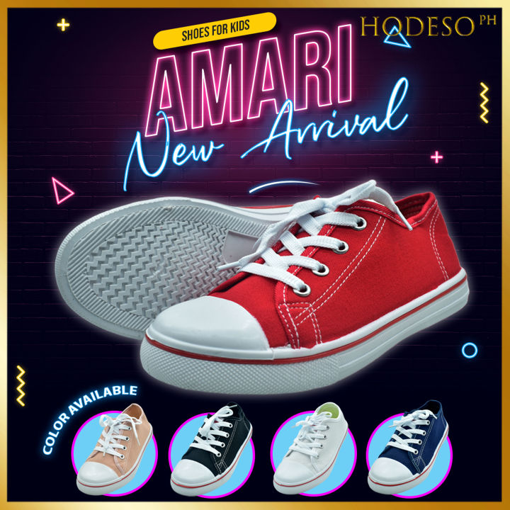Hodeso Amari Childrens Canvas Shoes Spring Girls Board Shoes
