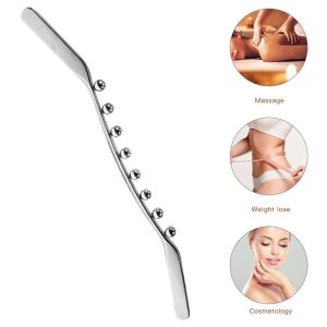 Stainless Steel Fascia Massage Tool Muscle Release Scraper Gua Sha Stick for Deep Tissue Recovery