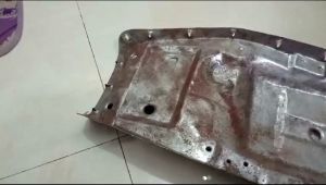 Plat Jok Suzuki TS125 & Bahan Plat Persisi Jok