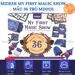 (2 MẪU) Bộ đồ chơi ảo thuật gia nhí BUỔI BIỂU DIỄN ĐẦU TIÊN CỦA TÔI Mideer My First Magic Show