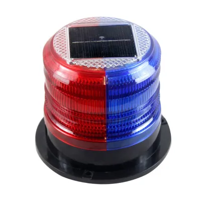 Solar Strong Magnetic Flashing Warning Light Nighttime Warning Flash Light Car Vehicle Magnetic Flashing Truck Side Light