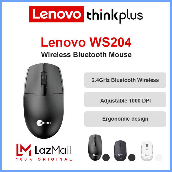 Original Lenovo HOWARD Wireless Bluetooth +2.4G Wireless Mouse For PC  Laptop