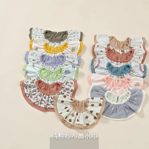 Comfortable & Easy to Clean Bibs Round Bibs 360 Degree Rotations Newborns Bibs for Baby Perfect for Everyday Use Gift