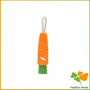 FASHION แปรงทำความสะอาดฝาถ้วย ร่องฝาถ้วย แปรงทำความสะอาดขวดเก็บอุณหภูมิ  Carrot brush