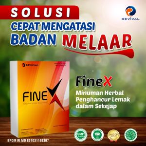 FineX Minuman Fiber Herbal Penghancur Lemak / Fine X Minuman Diet Herbal Tinggi Serat / FineX Minuman Fiber Diet BPOM