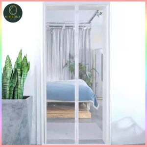 210*90/210*100CM Layar Magnetik Tirai Pintu Anti Nyamuk Terbang Serangga Layar Mesh Penutupan Otomatis