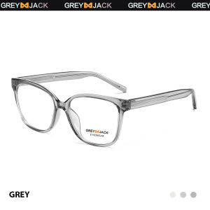 Grey Jack Kacamata Antiradiasi Blueray TR90 Model Kotak Ringan Stylish Pria Wanita Bisa Lensa Minus Antiradiasi Blueray Bluecromic 8646