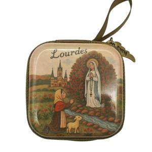 Decorative Square Plastic Bead Pouch Durable Materials Multifunctional Storage Case For Spiritual Items Protections