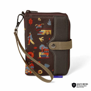 Wallts Wester Hometown - Dompet Tempat Holder passport multifungsi