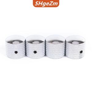 [COD] SHgeZm 4 chiếc núm điều chỉnh âm lượng ghi ta bass bằng kim loại núm vòm + cờ lê