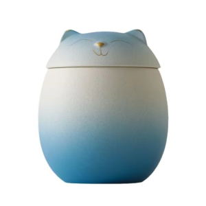 COASTE Gradient Color Funeral Urn for Pets Household Sealed Cute Ashes Storage Box Small 150ml Bird Mouse Urn for Kitchen