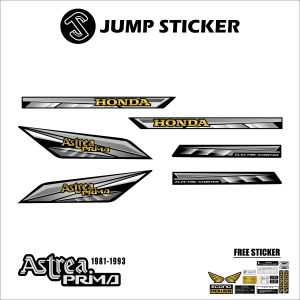 Stiker Striping astrea prima - Star - Dream EX5 1981 - 1993 grafis variasi 016