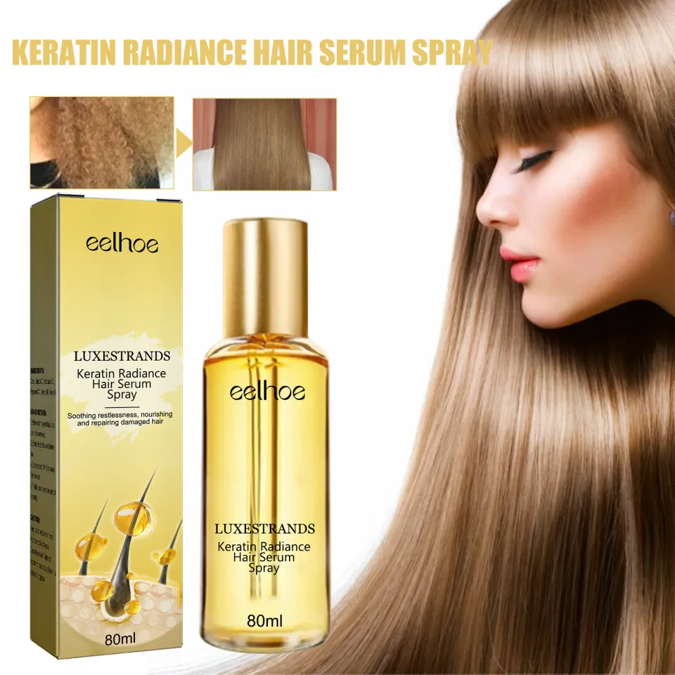 Silky soft hair shop serum keratin treatment