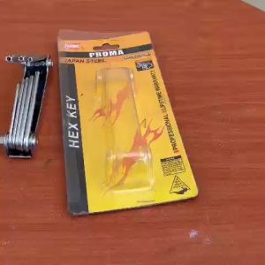 Proma 8PCS T9–T40 Foldable Torx Key Set Star Key Allen Wrench Folding Tool Set
