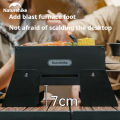 Naturehike Folding Charcoal Grill Outdoor Portable 1-2 Persons BBQ Desk Tabletop Stove Furnance Camping Picnic Barbecue Burner Cooking Grill Stand. 