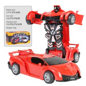 RYPJIARUI หุ่นยนต์แปลงร่างรถแปลงของเล่นกีฬาตกสำหรับเด็กผู้ชายรถแปลงร่างรถสปอร์ตโมเดลหุ่นแอคชั่น ดึงกลับและยานพาหนะ Playsets