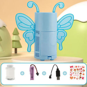 PINGUAN Automatic Firework Bubble Blower Electric Bubble Maker with Firework Sound Lights