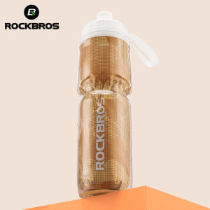 ROCKBROS đi xe đạp chai nước cách nhiệt công suất lớn xách tay Trọng lượng nhẹ Chai xe đạp trên đường MTB chai nước thể thao thiết bị xe đạp