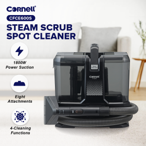 Cornell Steam Spot Cleaner Comes with 8 Attachments Sofa Carpet Window Cleaner