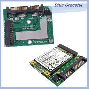 Ditur MSATA SSD ถึง2.5 SATA 6.0 ADAPTER Converter การ์ดโมดูลบอร์ด Mini PCIE SSD