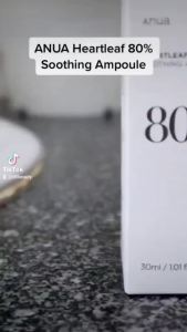 【ของแท้ 100%】ANUA HEARTLEAF 80% SOOTHING AMPOULE 30ML RSJ0WQ