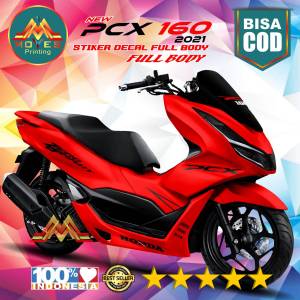 Terbaru decal sticker variasi Honda PCX 160 full body - Stiker New Pcx 160 Polosan Stiker New Pcx 160