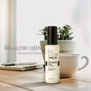 Ms Glow Men Sunscreen Spray / Sunblock MsGlow Men / Sun Screen Semprot Pria Ms Glow Men / Sunblock Spray Wajah Pria