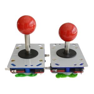Phổ cần điều khiển Arcade 2 4 8 Cách Có Thể Chuyển Đổi Màu Đỏ Bóng Xử Lý Chơi Game Phụ Kiện Đơn Giản Để Hoạt Động Cho bảng kim loại Gỗ