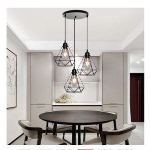 Kap Lampu Gantung Diamond Design Minimalis Dekorasi Cafe Indoor Outdoor light Vintage