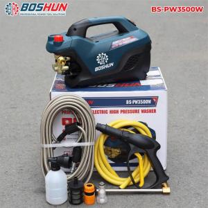 Máy Rửa Xe Chỉnh Áp BOSHUN BS-PW3500W Công Suất 3500W Có Chỉnh Áp Dây Xịt Dài 15M