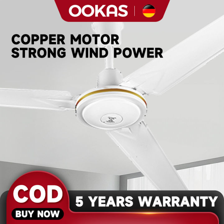 Ookas ceiling fan 4856 inch heavy duty big size standard industrial