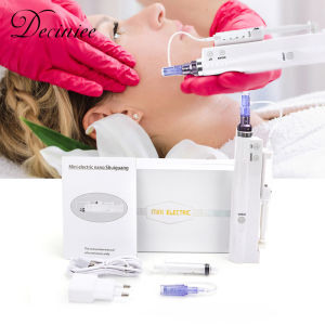 2 in 1 Hydra Injector Derma Pen Nano Mesotherapy Microne-edle dr Pen Mesogu-n Portable Smart Injector Pen Facial Treatment Machine