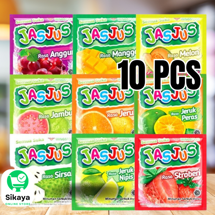 Jus Rasa Rasa Jasjus aneka rasa jas jus 1 renceng isi 10pcs | Lazada Indonesia