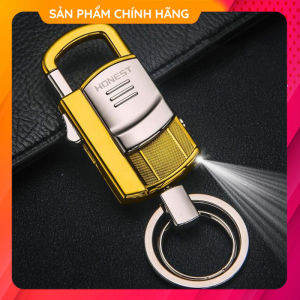 Móc Chìa Khóa Ô tô Xe Máy Honest BCK2-686 Có Móc Đỉa Quần Kiêm Đèn Pin Tiện Lợi Đẹp Độc Lạ
