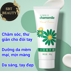 Kem Dưỡng Da Tay Giúp Dưỡng Ẩm Dưỡng Sáng Đôi Tay EZROL II Tuýp Lớn 80g – Chiết Xuất Từ Quả Cherry Hoa Cúc La Mã
