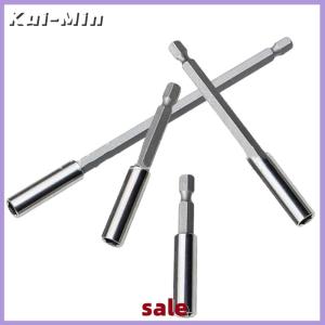 Kui-Min Hexagonal Handle Extended Connecting Rod Magnetic Screw Bits Extension Rod Long Handle Screwdriver Tip Holder Non-slip Hand Tool