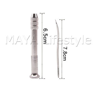 Maya DIY ชุดเครื่องมือเข็มเย็บหนัง อเนกประสงค์ เข็มเปลี่ยนได้ Leather Sewing Awl