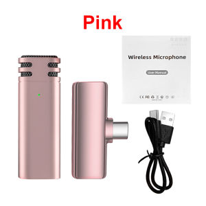 Wireless Lavalier Microphone Phone Vlogging Noise Cancelling Live Clip Mini Mic Type C Mikrofon 手机直播