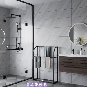 Bath Towel Rack Hanger Stand Towel Drying Shelf Storage Floor Standing Bathroom Rack Toilet Rack Light Luxury Simple Bathroom Bath Towel Standing Rack  毛巾架