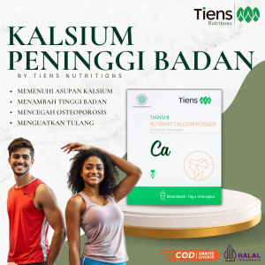 Tiens Calcium Powder - Susu Peninggi Badan - Susu Tinggi Kalsium