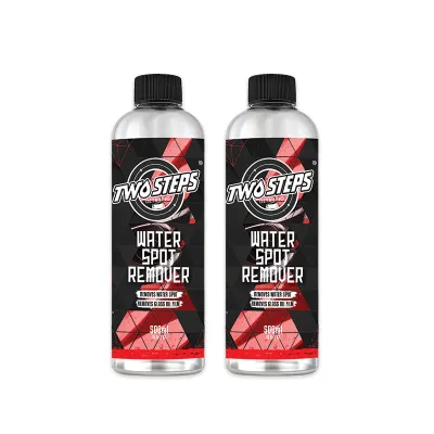 Two Steps Detailing Water Spot Remover 5 Litre Eco Refill Water Mark Remover Hard Water Stain Remover Polish for Hard Surfaces Glass Oil Film Cleaning Agent