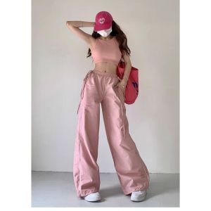 Quần Kaki Ống Rộng Viền Thể Thao Hàng Đẹp 2 Kiểu Form Rộng Suông Hàn Quốc ma 58