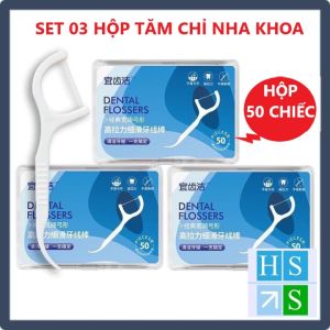 (Hộp 50 cái) Tăm kẽ chỉ nha khoa tiệt trùng (Hàng cao cấp)