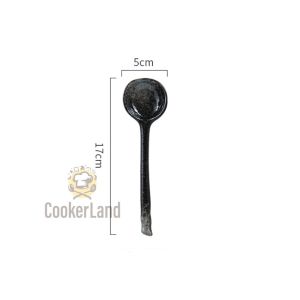 Japanese Style Ceramic Soup Spoon/ Rice / Fruit/ Coffee Scoop/ Dinnerware / Long Handle/ Household