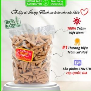 Hương trầm nụ túi 500g trầm hương xông nhà Tân Nguyên nụ trầm hương tự nhiên - Hương Sạch Tân Nguyên