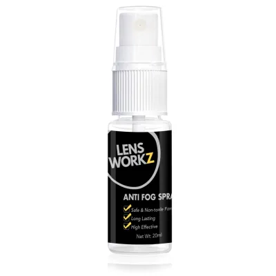 LENS WORKZ Anti Fog Spray For Glasses Spectacle Safety Goggles Lens Cleaner Spray Anti Kabus Cermin Mata 20ml
