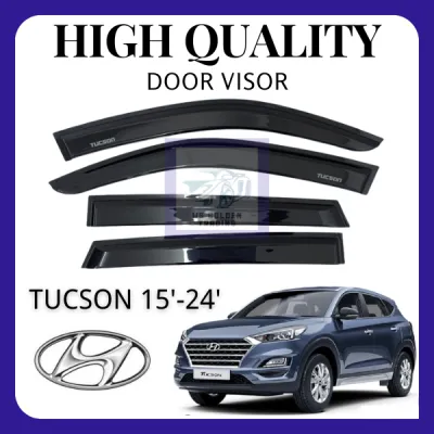 Hyundai Tucson 2015-2024 High Quality Flat Door Visor Air Press(1set/4PCS)