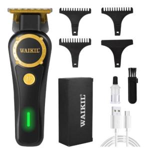WAER Wireless Hair Clipper with Sharp Blade & 4 combs Rechargeable Razor Hair Cut Adjustable Cut Head